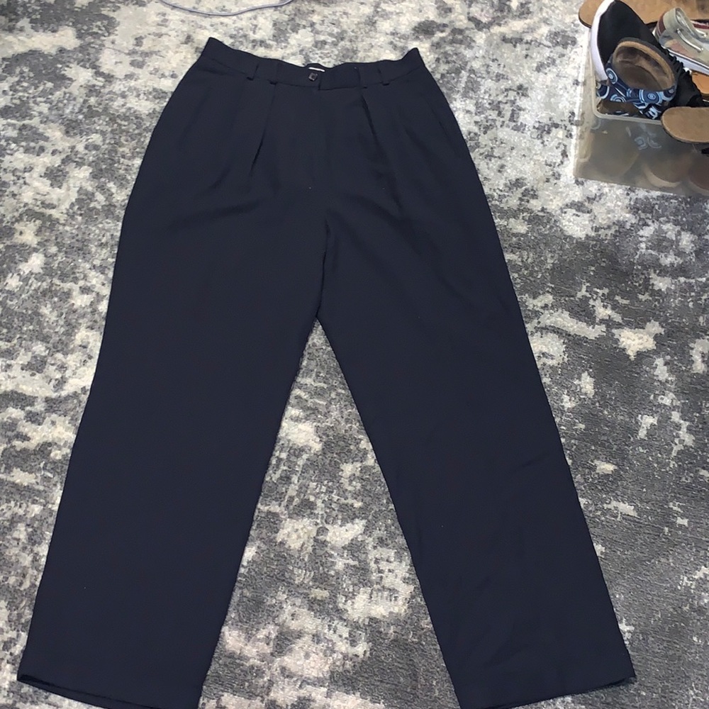 Sz 14 blue dress pants by Eddie Bauer